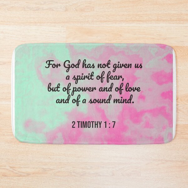 Item preview, 2 Timothy 1 : 7 - For god has given us - Bible passage designed and sold by JF Designs.