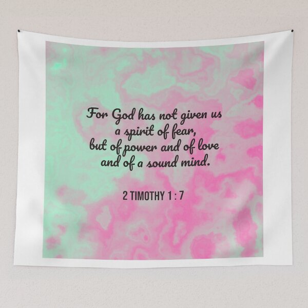 Item preview, 2 Timothy 1 : 7 - For god has given us - Bible passage designed and sold by JF Designs.