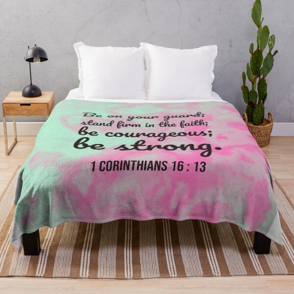 Item preview, 1 Corinthians 16 : 13 - Be on your guard - Bible pasasge designed and sold by JF Designs.