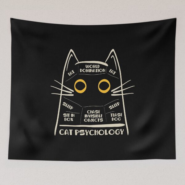 Item preview, Cat psychology designed and sold by PAINTMONKEYS.