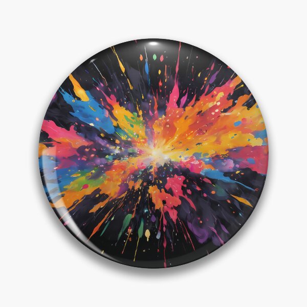 Item preview, Dark Abstract Colorful Explosion designed and sold by papi1998.