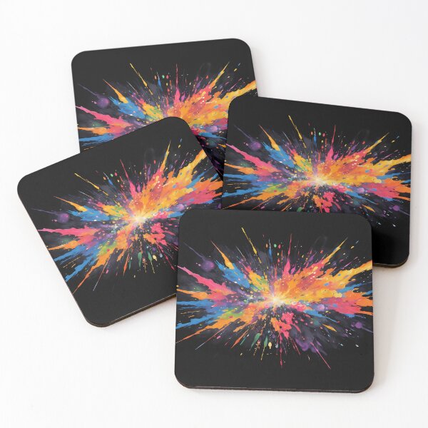 Item preview, Dark Abstract Colorful Explosion designed and sold by papi1998.