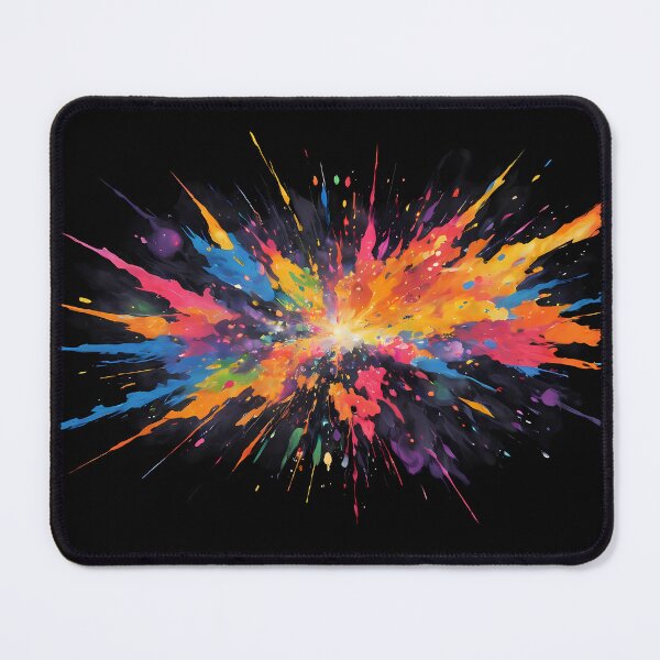 Item preview, Dark Abstract Colorful Explosion designed and sold by papi1998.