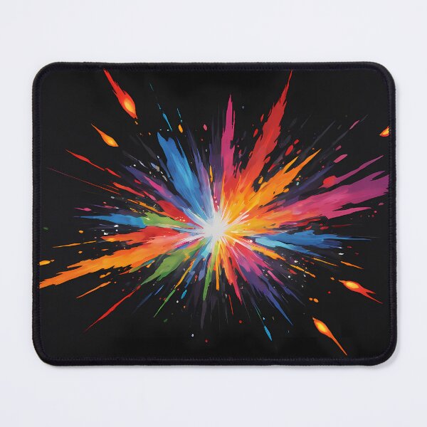 Item preview, Dark Abstract Colorful Explosion designed and sold by papi1998.