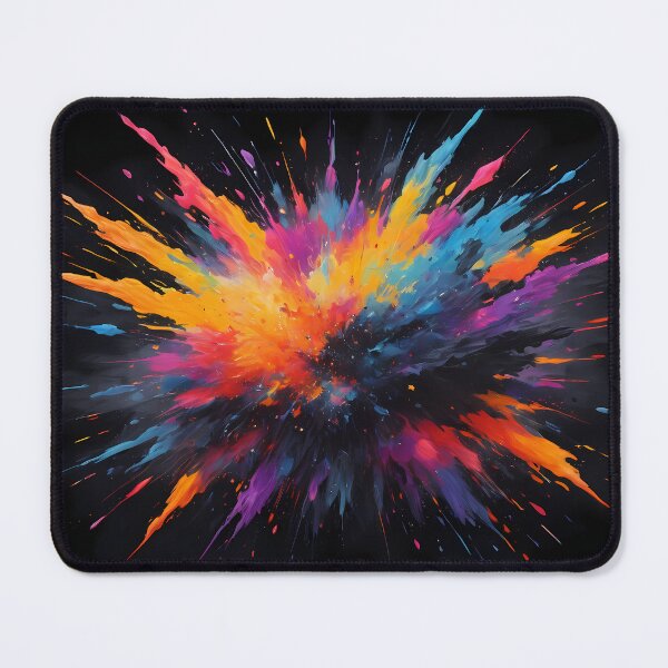 Item preview, Dark Abstract Colorful Explosion designed and sold by papi1998.