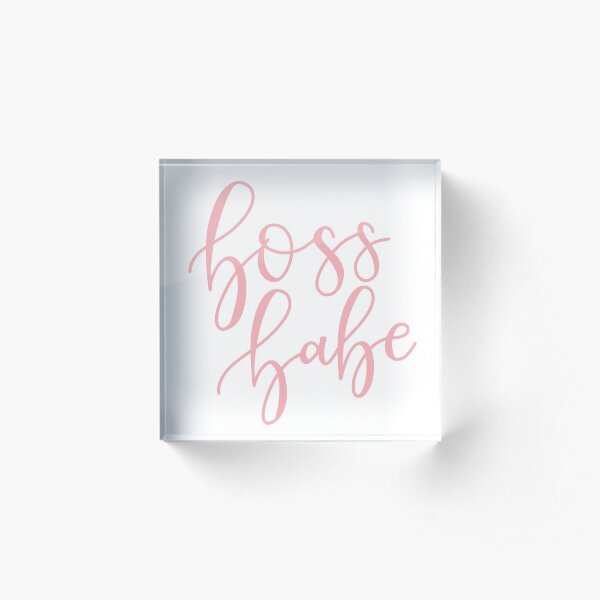 Boss Babe Acrylic Block