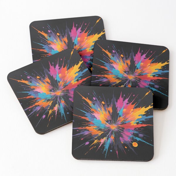 Item preview, Dark Abstract Colorful Explosion designed and sold by papi1998.