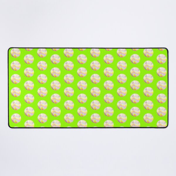 Item preview, Bright lime green neon circle pattern | metallic y2k vibrant green dot pattern designed and sold by lausn.