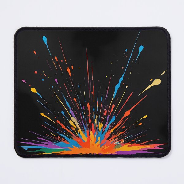 Item preview, Dark Abstract Colorful Explosion designed and sold by papi1998.