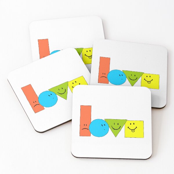 Item preview, AMOR en Formas - Diseño lúdico y colorido para niños designed and sold by MAN  FROM MARS.