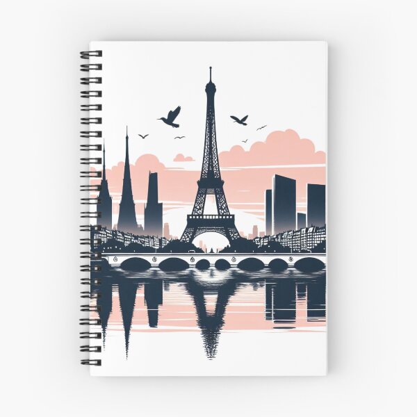 Item preview, Parisian Dreams: Eiffel Tower Silhouette Against a Sunset Sky designed and sold by TeetasticBtque.