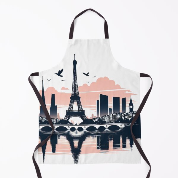 Item preview, Parisian Dreams: Eiffel Tower Silhouette Against a Sunset Sky designed and sold by TeetasticBtque.