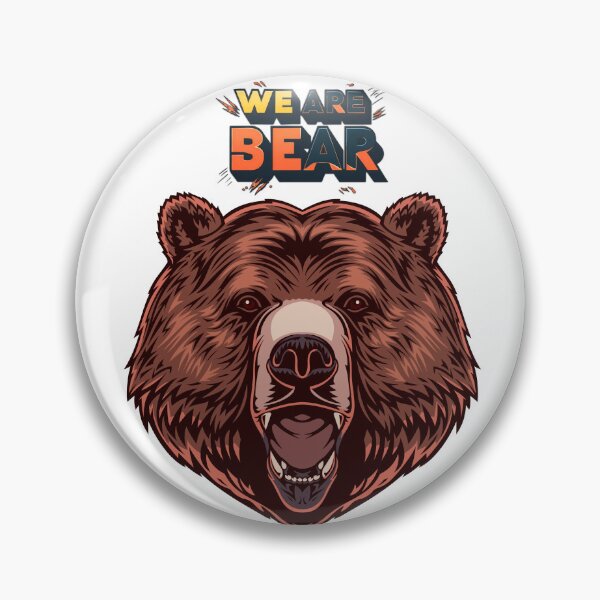Item preview, We are bear. Aggressive Bear Logo Artwork. Grizzly designed and sold by Anastasiia Yurevych.