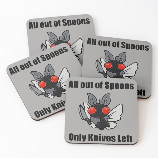 Item preview, All out of spoons only knives left (Moth) designed and sold by CaitlynConnor.