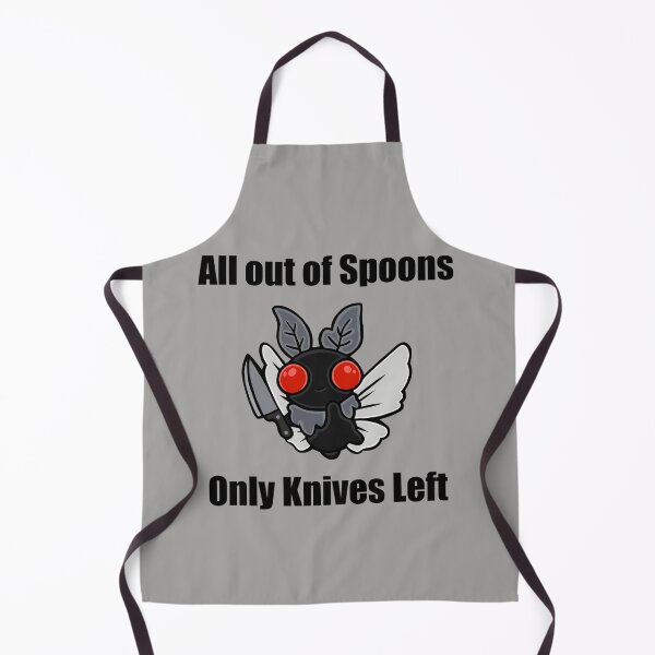 Item preview, All out of spoons only knives left (Moth) designed and sold by CaitlynConnor.