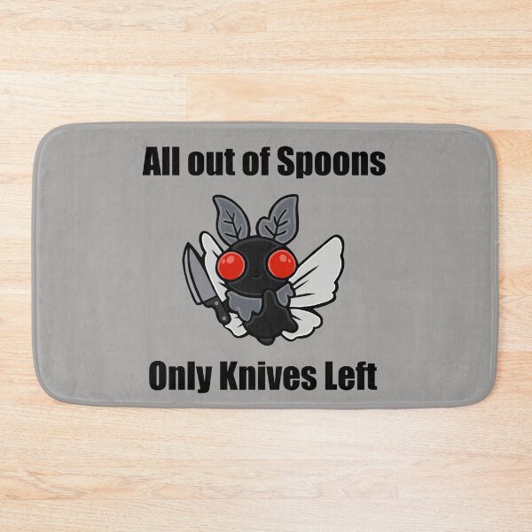 Item preview, All out of spoons only knives left (Moth) designed and sold by CaitlynConnor.