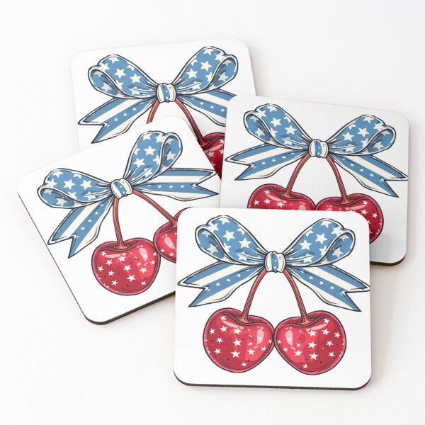 Item preview, Add a touch of patriotic flair to your designs with this charming cherry illustration! ?✨ designed and sold by Colorten.