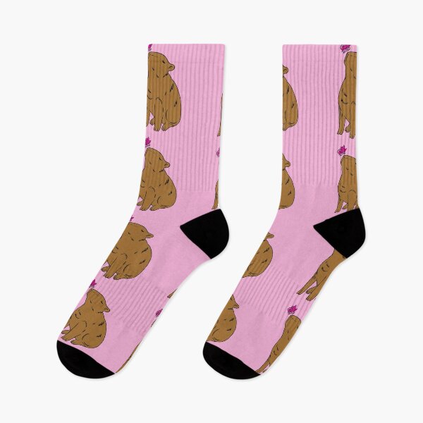 Item preview, Capybara Awareness Ribbon Butterfly (Pink) designed and sold by CaitlynConnor.