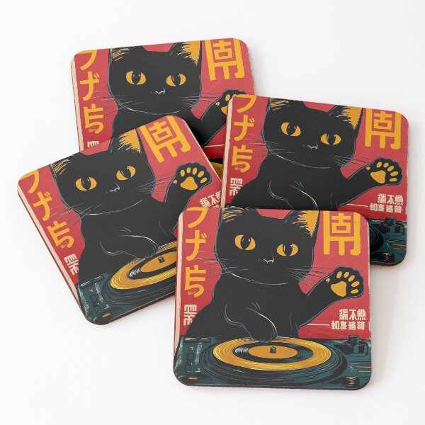 Item preview, Retro Cat Dj designed and sold by AustinVoigt.