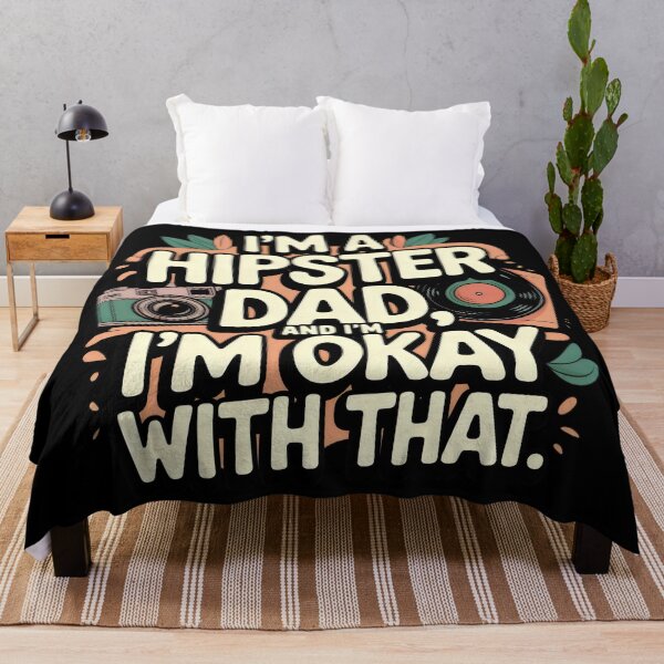 Item preview, I’m a Hipster Dad and I’m Okay with That – Funny Retro Design designed and sold by Prime-Studio.