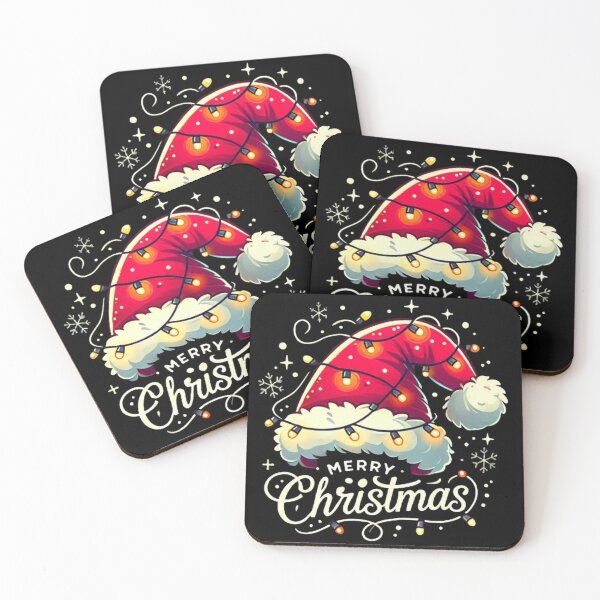 Item preview, Merry Christmas Lights Santa Hat Xmas Family Men Women designed and sold by SztylishDesigns.