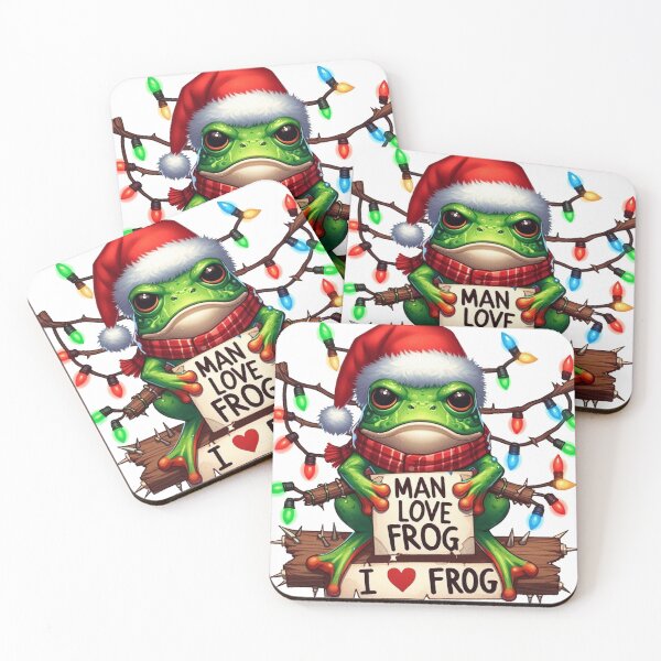 Item preview, Frog Meme Naughty Christmas designed and sold by yunamaliskova.