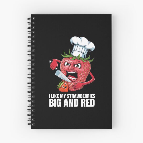 Item preview, I Like My Strawberries - Funny Angry Strawberry Chef – Big and Red Fruit Humor designed and sold by Prime-Studio.