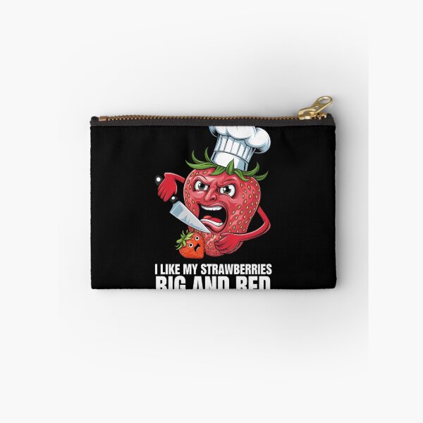 Item preview, I Like My Strawberries - Funny Angry Strawberry Chef – Big and Red Fruit Humor designed and sold by Prime-Studio.
