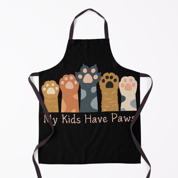 Item preview, My Kids Have Paws Cat Mom T-shirt designed and sold by Anna Pysmenna.