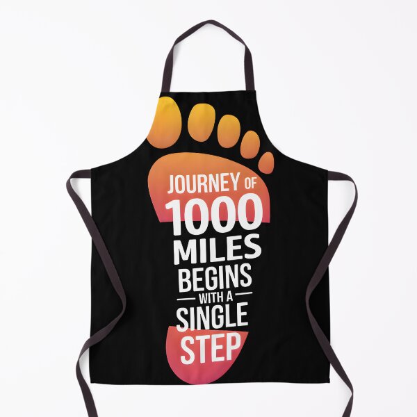 Item preview, Journey of 1000 Miles - Motivational quote designed and sold by VaskarPaul.