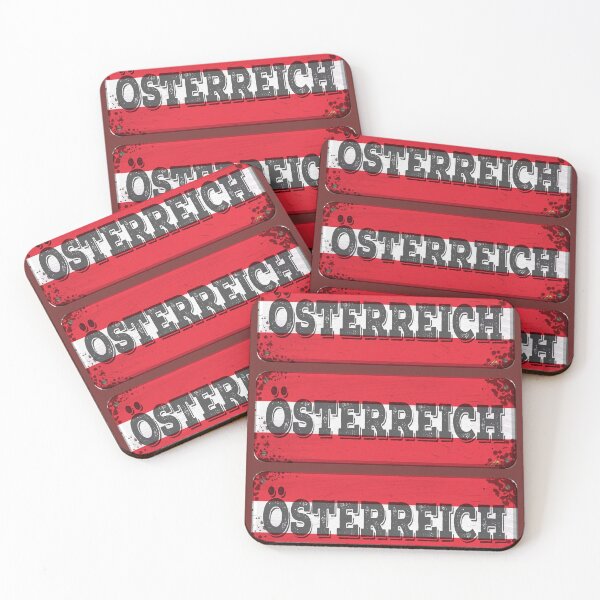 Item preview, AUSTRIA Osterreich Austrian Flag Stickers T-Shirt 02 designed and sold by OuterShellUK.