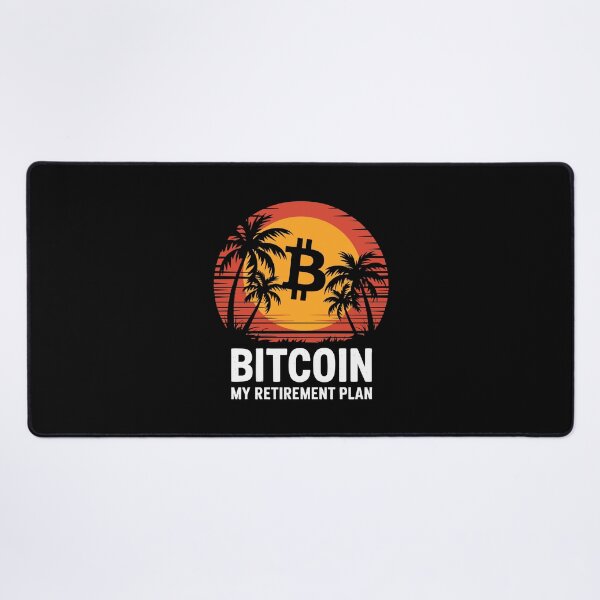 Item preview, Bitcoin Retirement Plan Tropical Beach Crypto Humor designed and sold by w1ckerman.