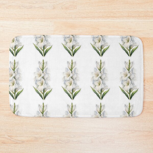 Item preview, White Gladiolus (Gladiolus spp.) designed and sold by HOMETOWN86.
