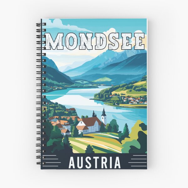 Item preview, Discover the Serenity of Mondsee in Austria – Travel Art designed and sold by turtlestart.
