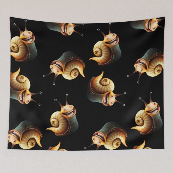 Item preview, 3 Tongue Snail Repeat Pattern Design designed and sold by Shoot-The-Moon.