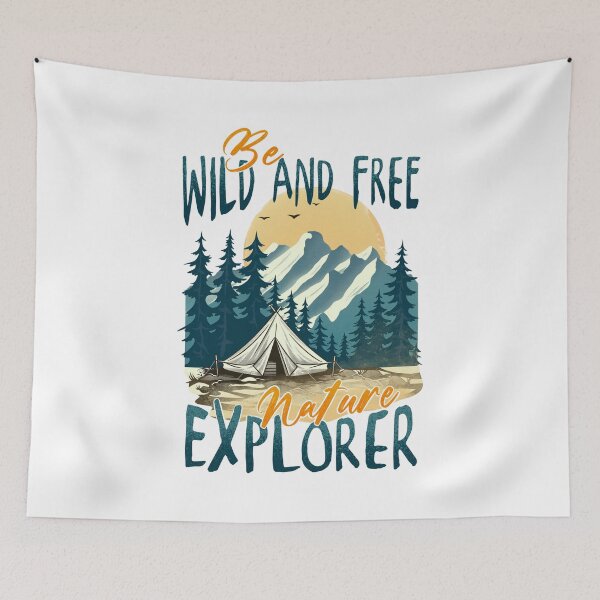 Item preview, Nature Hiking Be Wild and Free Nature Explorer designed and sold by Dominika Farkašová.