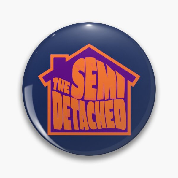 Item preview,  Semi Detached House Logo purple and orange designed and sold by HeadacheMachine.