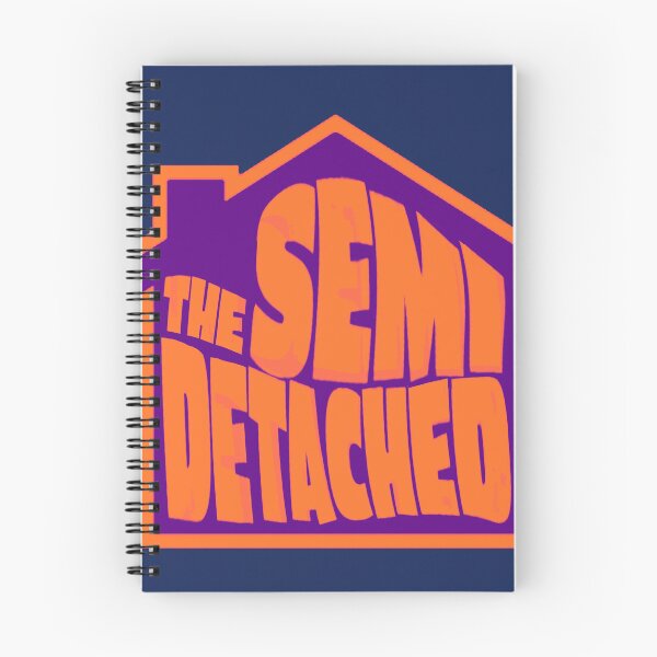 Item preview,  Semi Detached House Logo purple and orange designed and sold by HeadacheMachine.