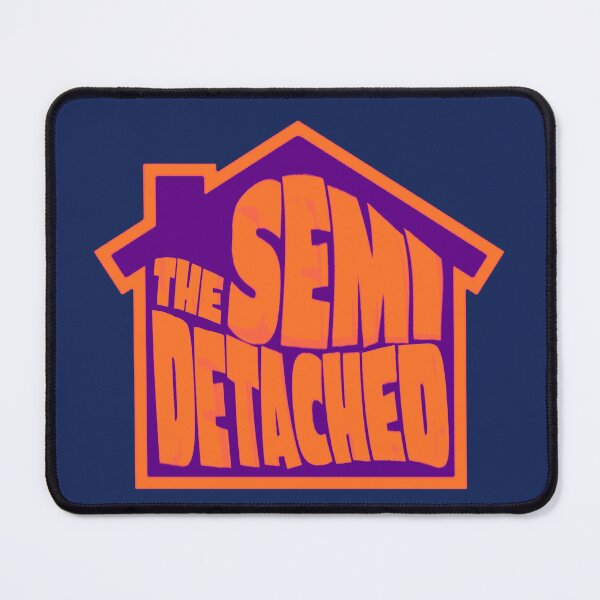 Item preview,  Semi Detached House Logo purple and orange designed and sold by HeadacheMachine.