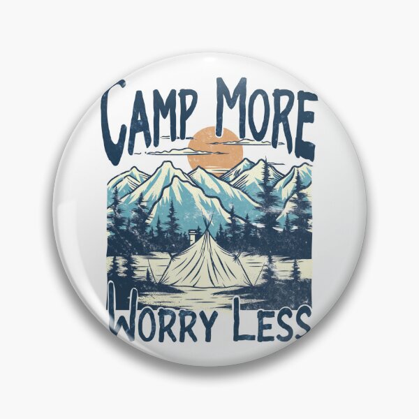 Item preview, Nature Hiking Camp More Worry Less designed and sold by Dominika Farkašová.