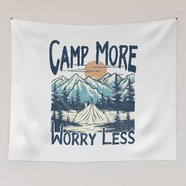 Item preview, Nature Hiking Camp More Worry Less designed and sold by Dominika Farkašová.