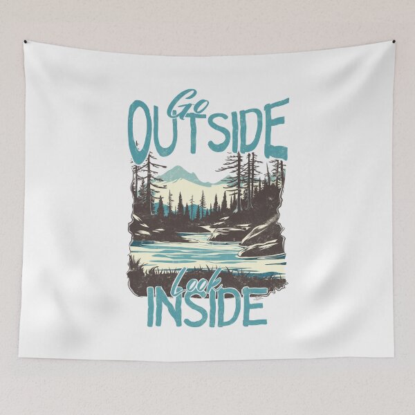 Item preview, Nature Hiking Go Outside Look Inside designed and sold by Dominika Farkašová.