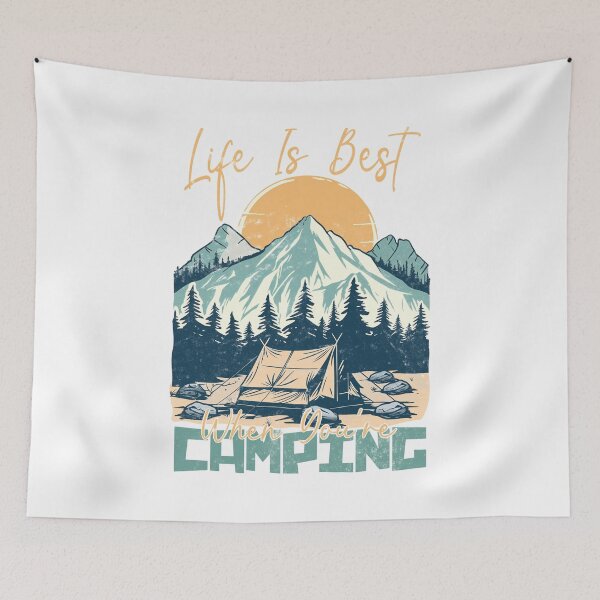 Item preview, Nature Hiking Life Is Best When You_re Camping designed and sold by Dominika Farkašová.