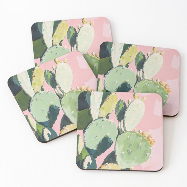 Item preview, Cactus Pink Preppy Botanical Dopamine Decor designed and sold by ArtHouseNiklas.