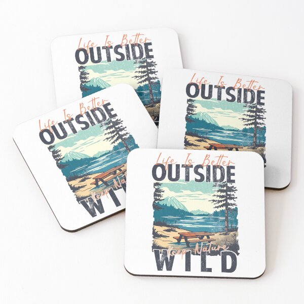 Item preview, Nature Hiking Life Is Better, Outside - Keep Nature Wild designed and sold by Dominika Farkašová.