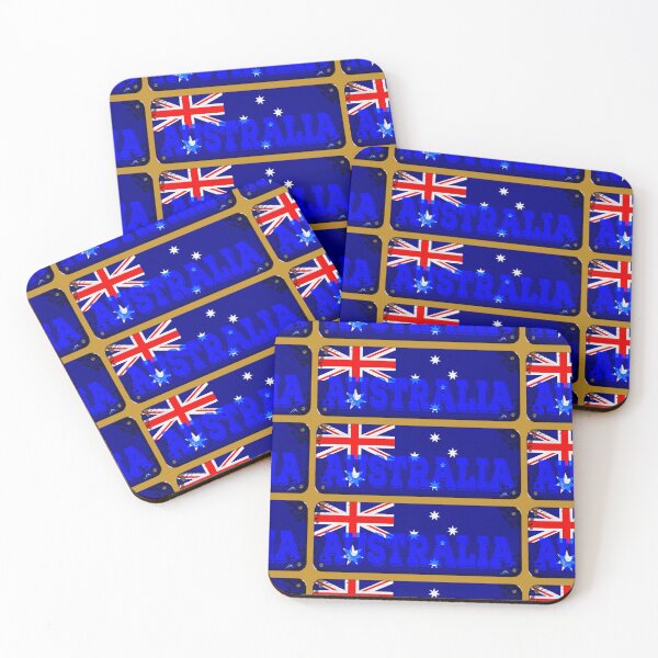 Item preview, AUSTRALIA Flag AUSSIE Flag Sticker T-Shirt 01 designed and sold by OuterShellUK.