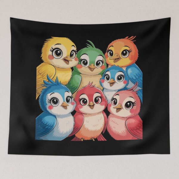 Item preview, Cute Kawaii Pastel Cockatiel Parakeet Bird Boys Girls Kids designed and sold by SztylishDesigns.