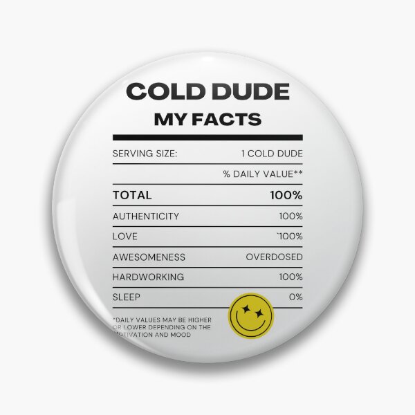 Item preview, Cold Dude designed and sold by Shadydesigner.