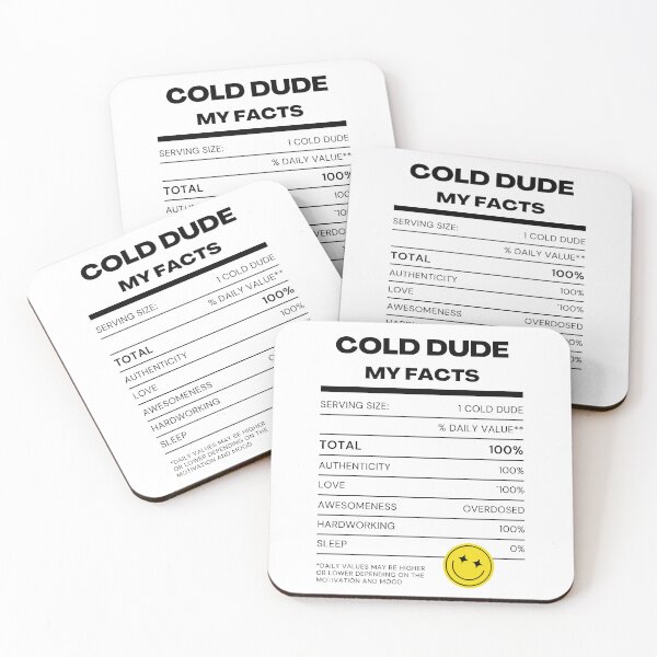 Item preview, Cold Dude designed and sold by Shadydesigner.