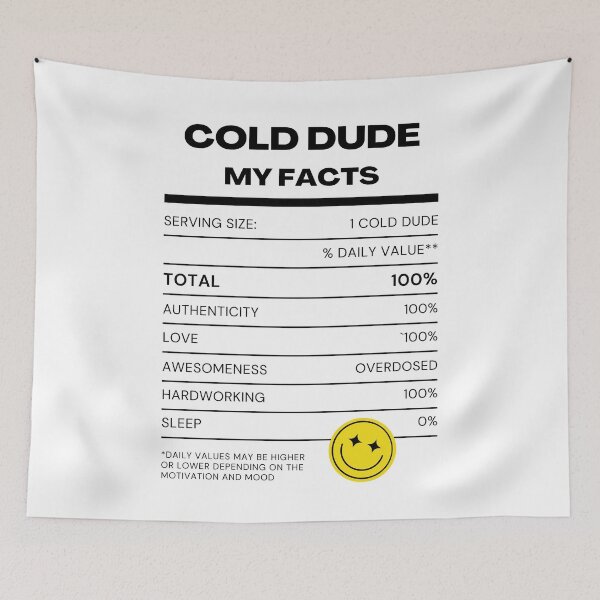 Item preview, Cold Dude designed and sold by Shadydesigner.